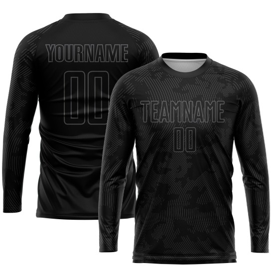 Gray Jersey Black Uniform Soccer Sublimation Custom Gray Jersey Black Uniform Soccer Sublimation Custom