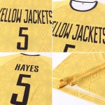 Soccer Gold Sublimation Black Custom Jersey Uniform Soccer Gold Sublimation Black Custom Jersey Uniform