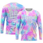 Tie Jersey Soccer Blue White-Light Sublimation Uniform Custom Dye Tie Jersey Soccer Blue White-Light Sublimation Uniform Custom Dye